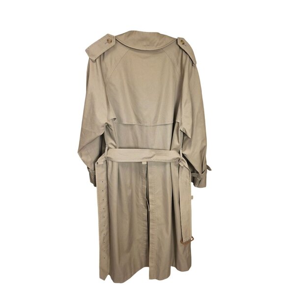 Burberrys Burberry Women's Authentic Vintage Tan Trench Coat Nova Check 38S - Picture 5 of 16